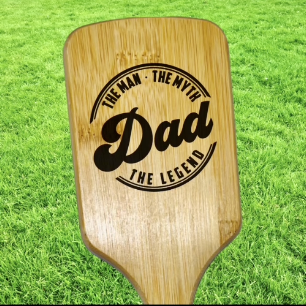 The Man The Myth The Legend Engraved Hairbrush for Fathers Day Gift