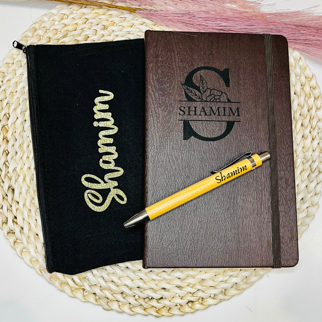 Personalized Monogram with Name Journal Gift