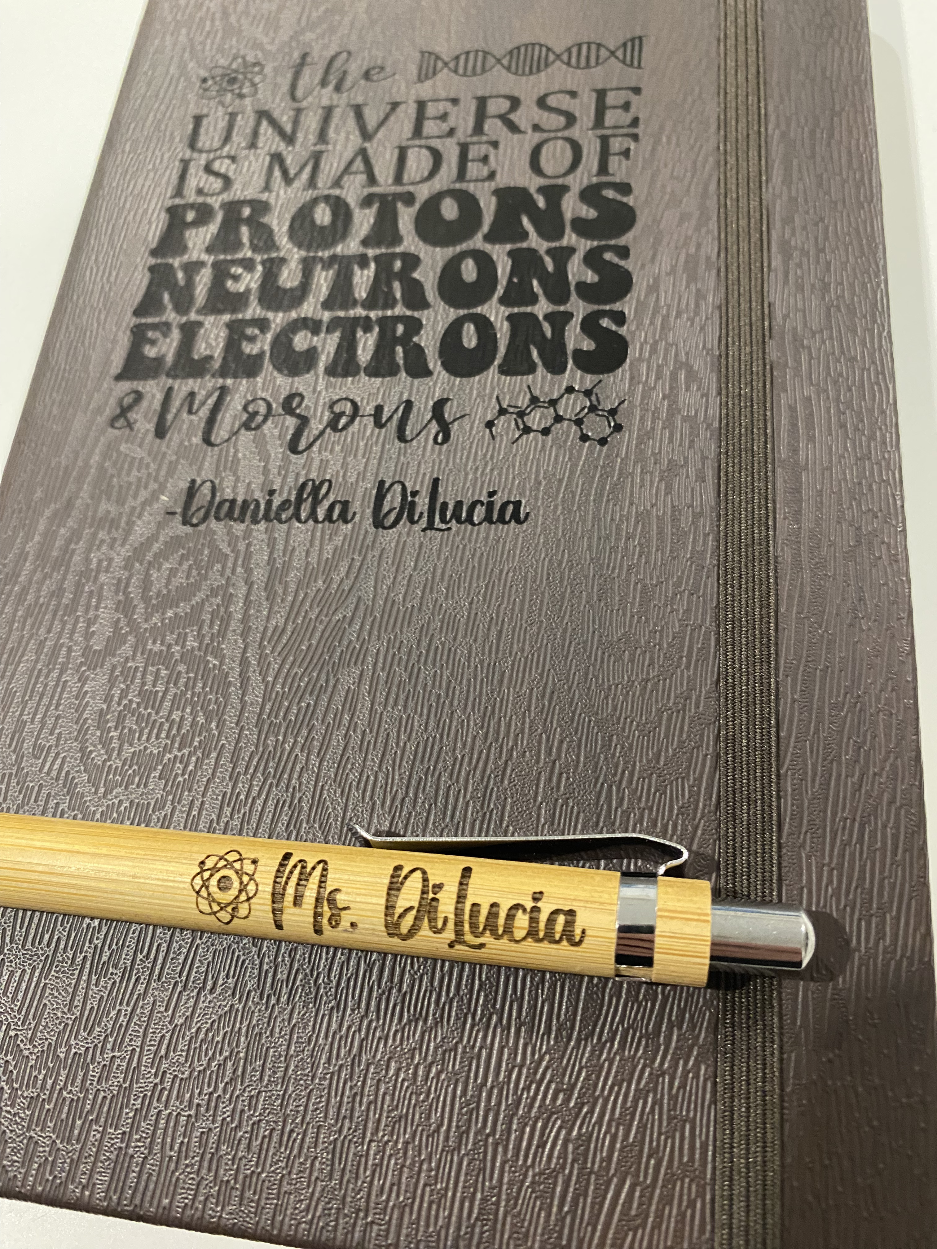 Personalized Science Teacher Funny Journal Gift