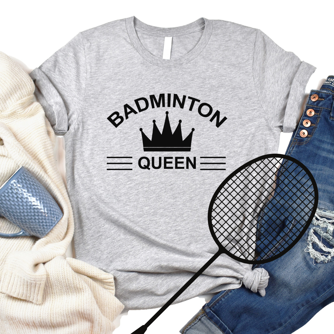 Stylish Badminton Queen T-shirt for Badminton Players