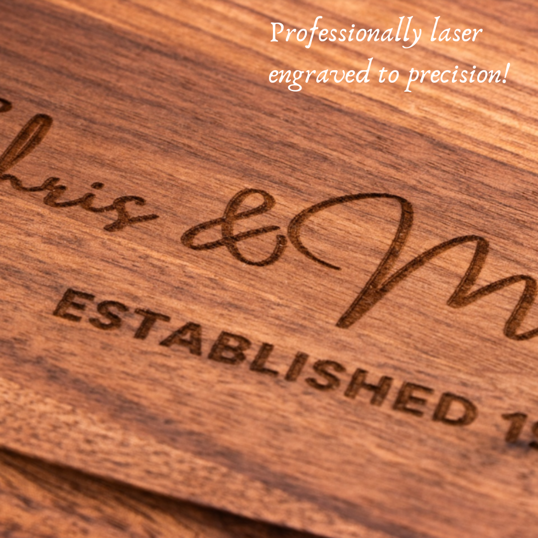 Funny Shark-cuterie Laser Engraved Charcuterie Serving Board Gift