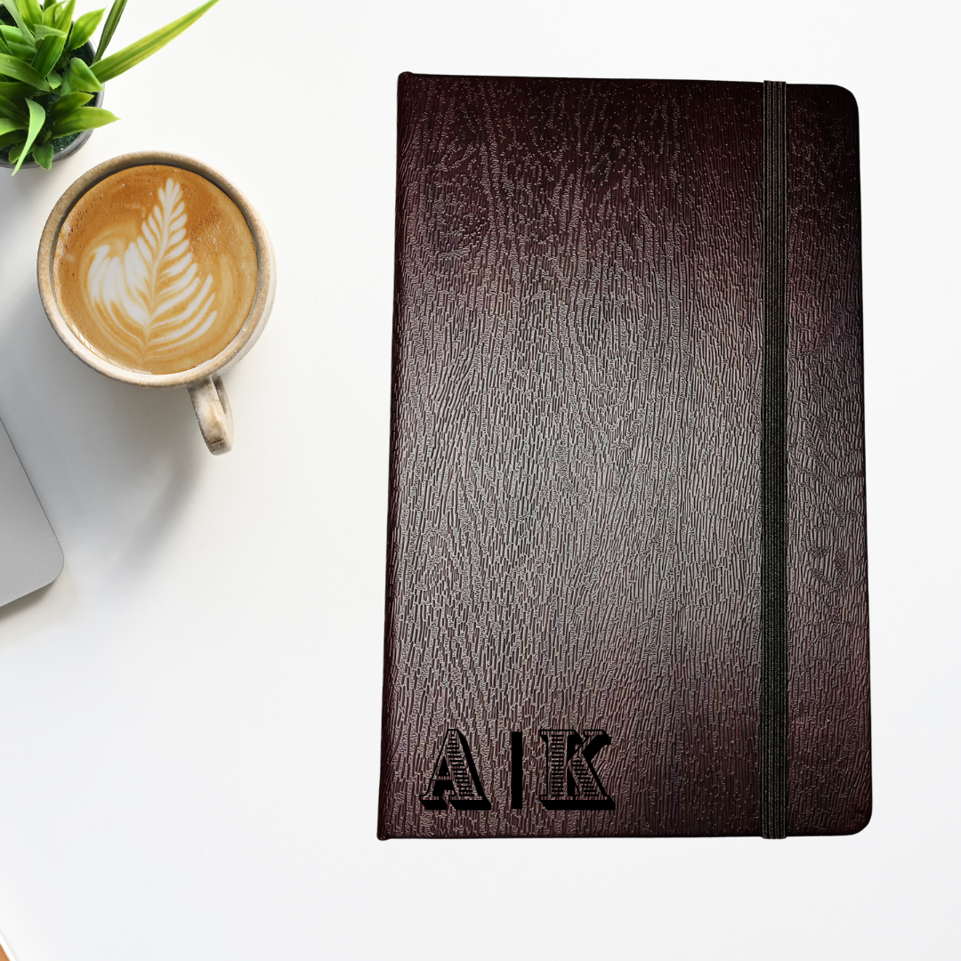 Custom Engraved Monogram Journal Book Gift