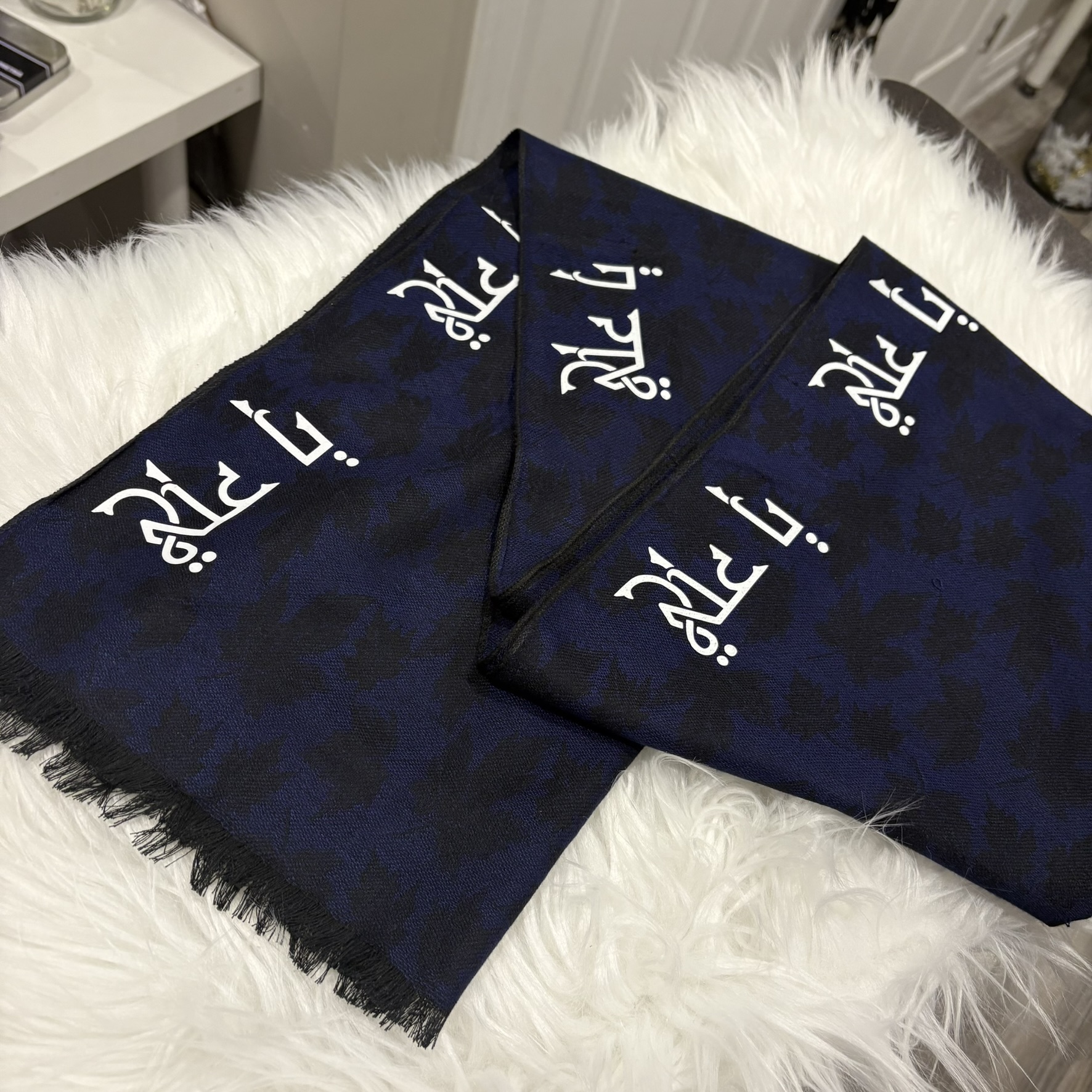 Ya Ali Shawl for Nawakhwans | Shia Islamic Reciter Scarf | 13th Rajab Gift | Imam Ali (AS) Devotional Stole