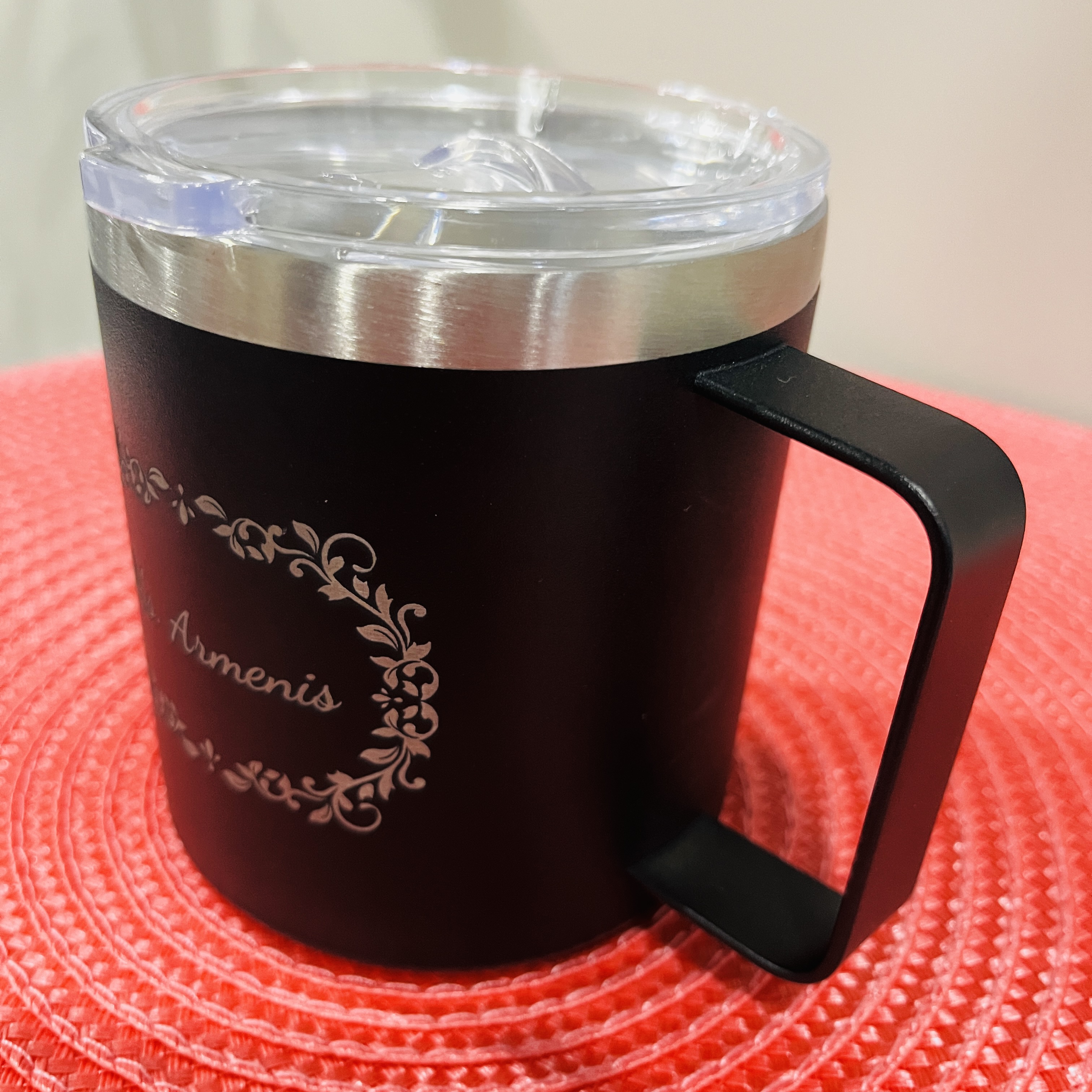 Custom Engraved Tumbler with Teacher Name