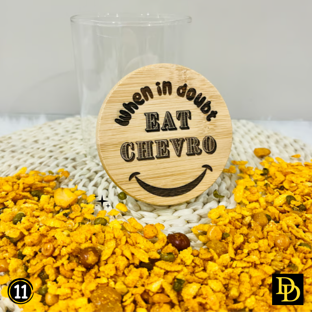 Chevro Snack Mix Funny Engraved Jar Gift for Him Her