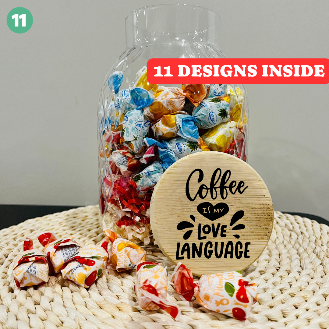 Funny Coffee Jar Gift for Coffee Lovers, Coffee Gift for Coworker Mom Dad Friend