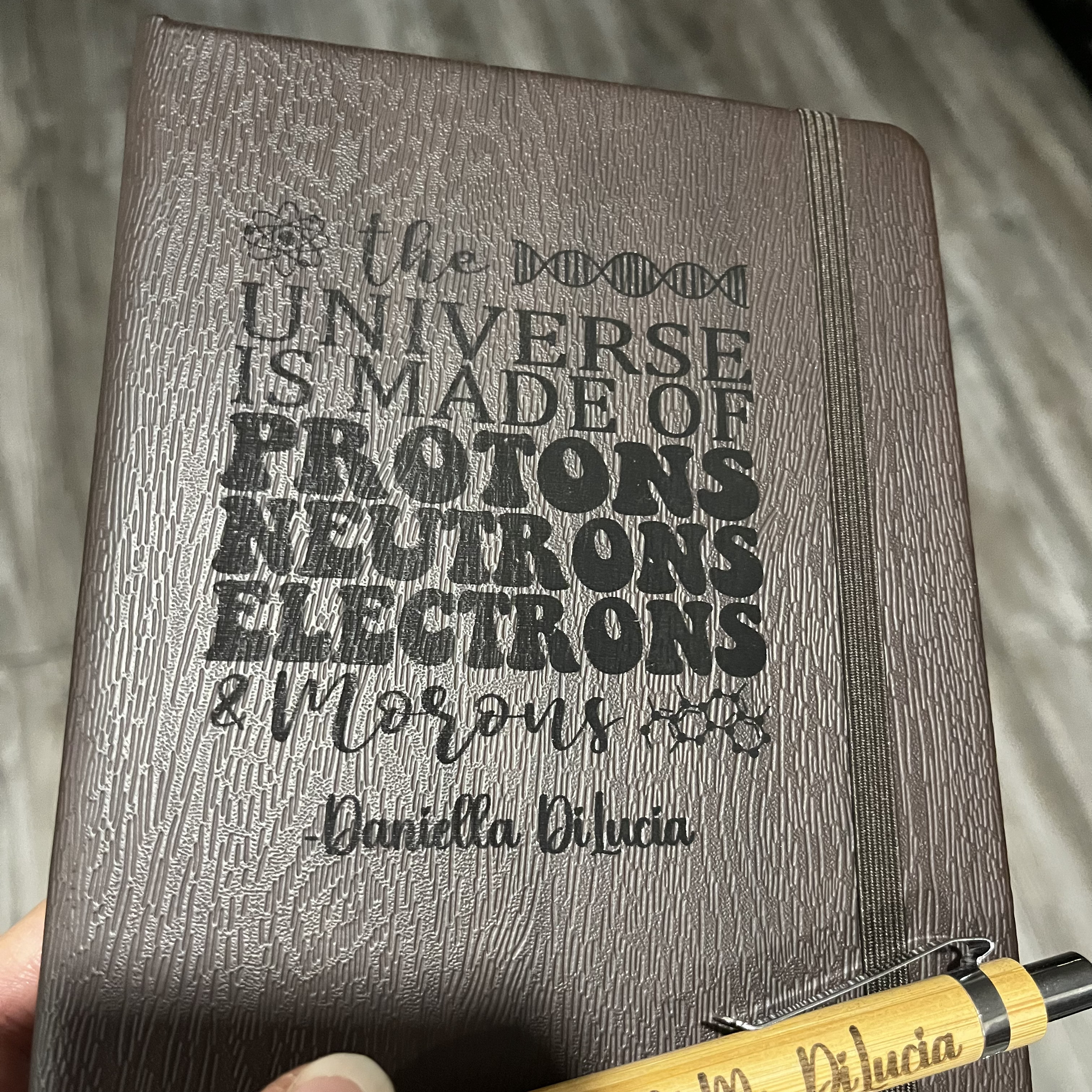 Personalized Science Teacher Funny Journal Gift