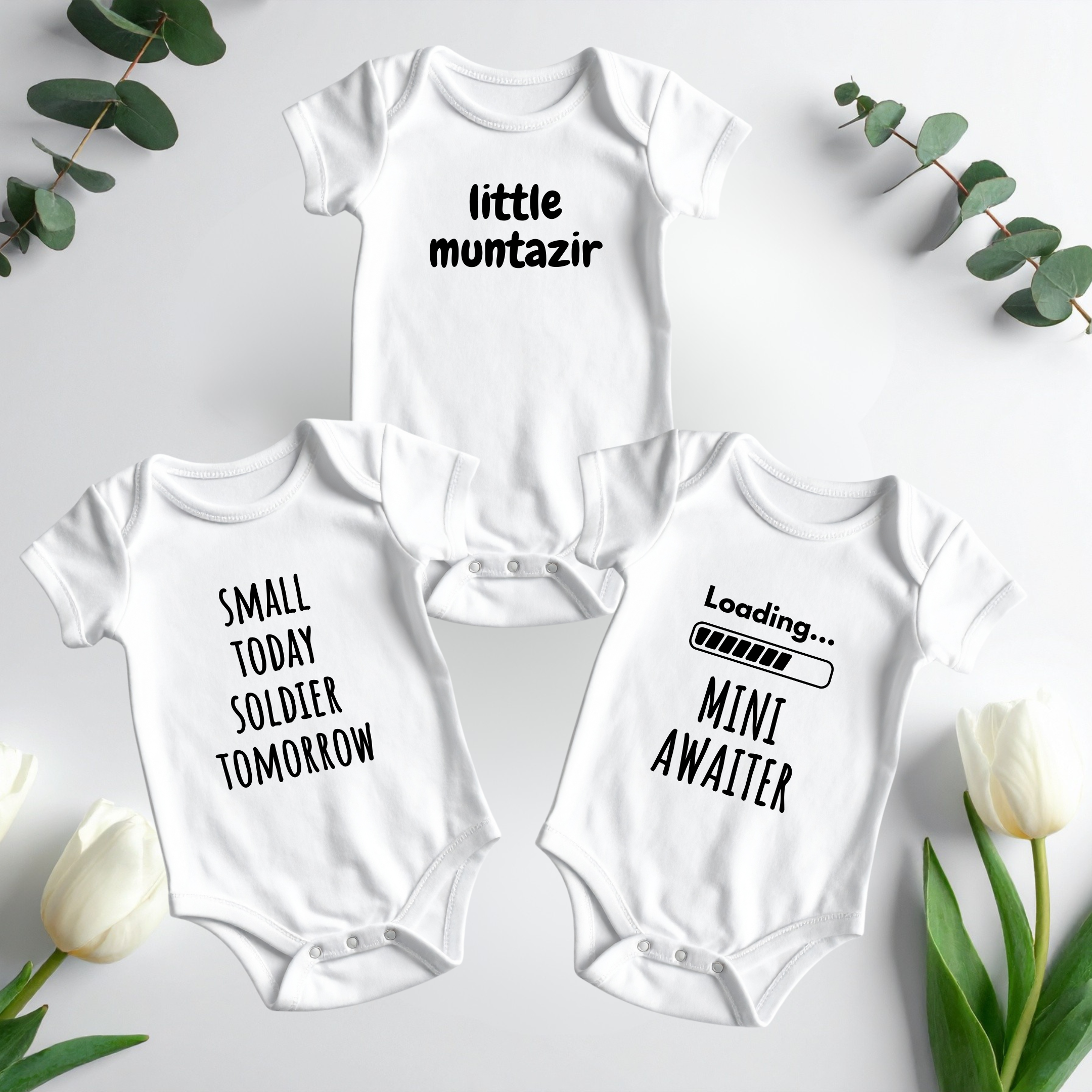 Imam Mahdi Baby Onesie – “Little Muntazir” & Islamic Baby Outfit | Shia Muslim Baby Gift