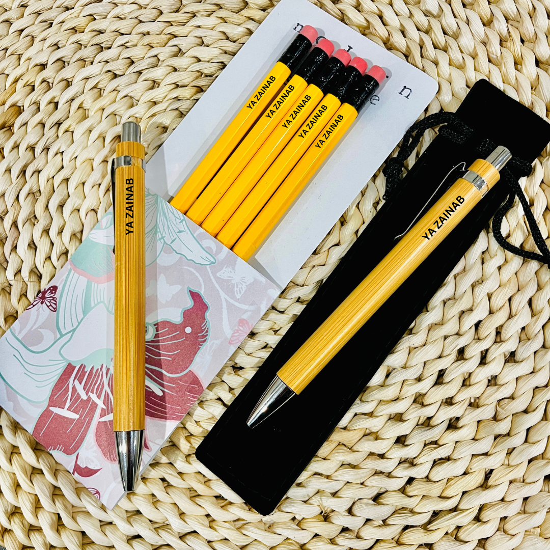 Ya Zainab Tabarruk Engraved Pencils