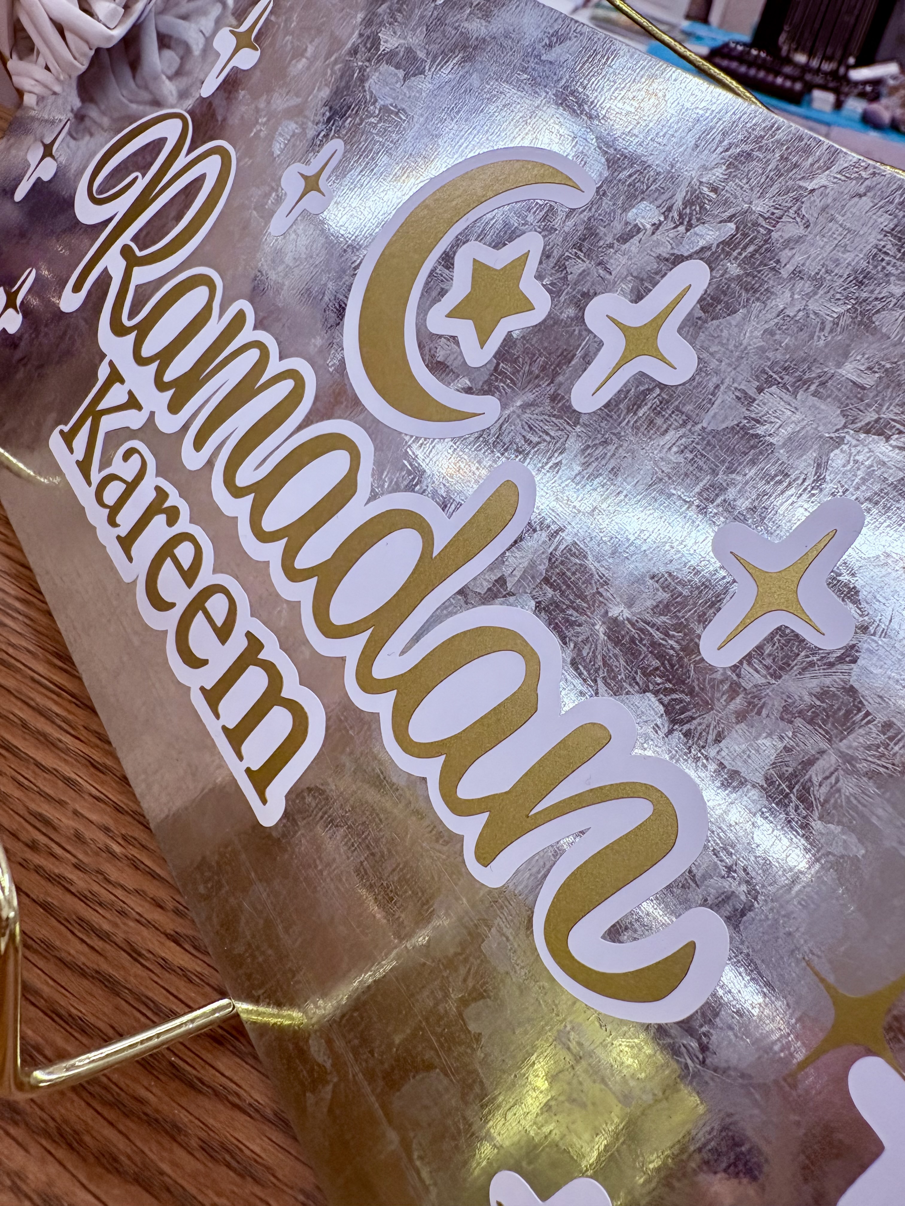 Ramadan Kareem Metal Sign – Islamic Wall Decor for Ramadan