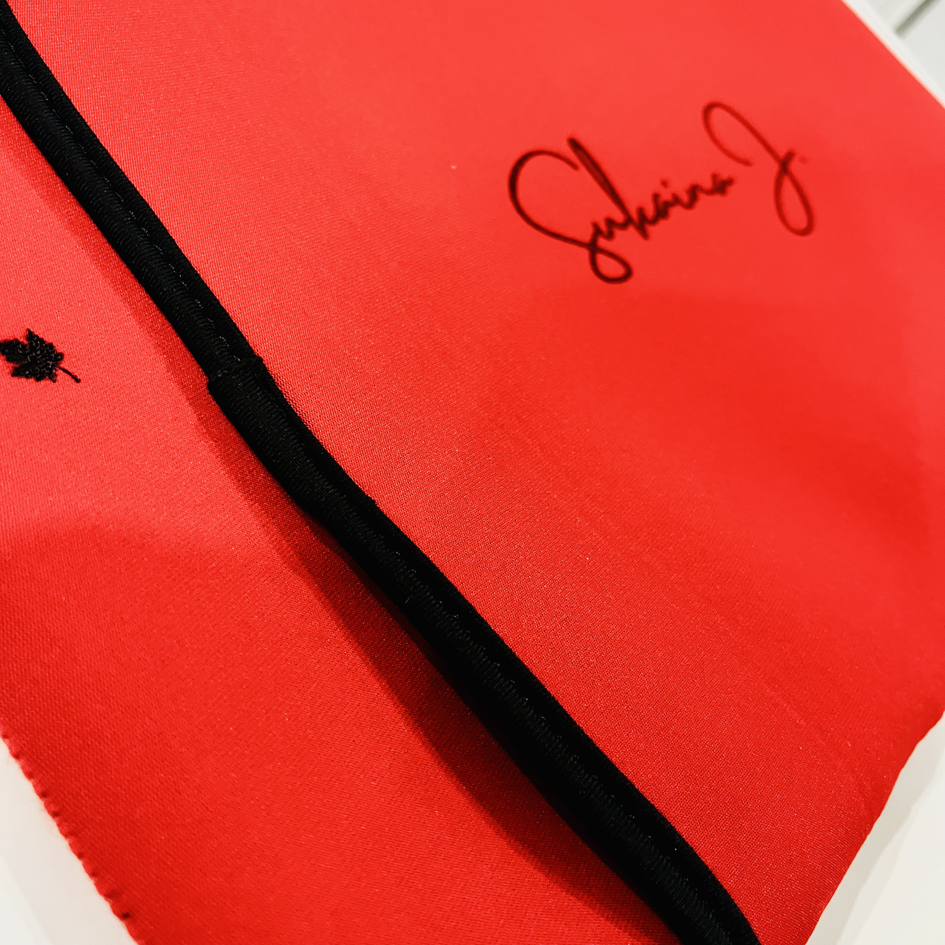 Custom Red Ipad Neoprene Case