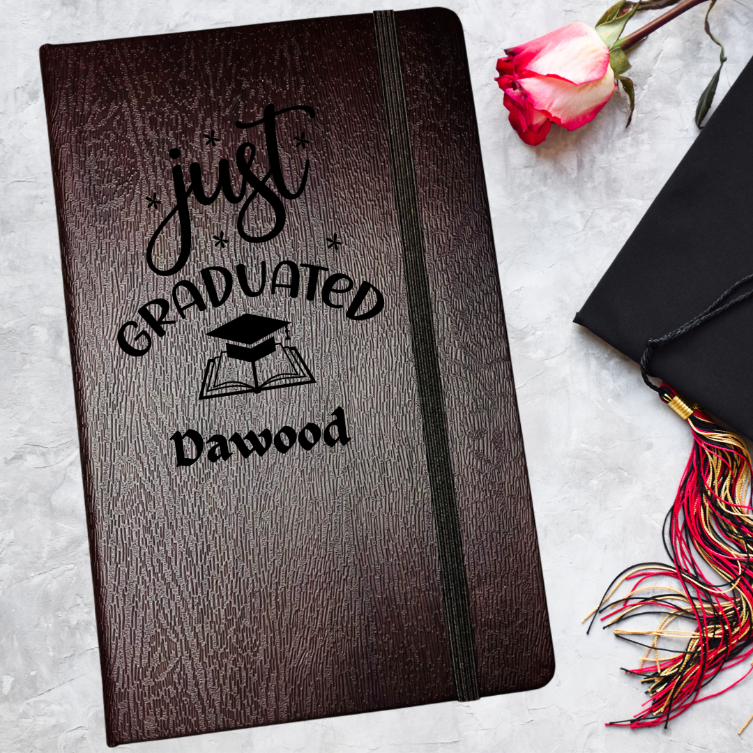 Personalized Graduation Journal Gift, Custom Name Engraving, Unique Gift
