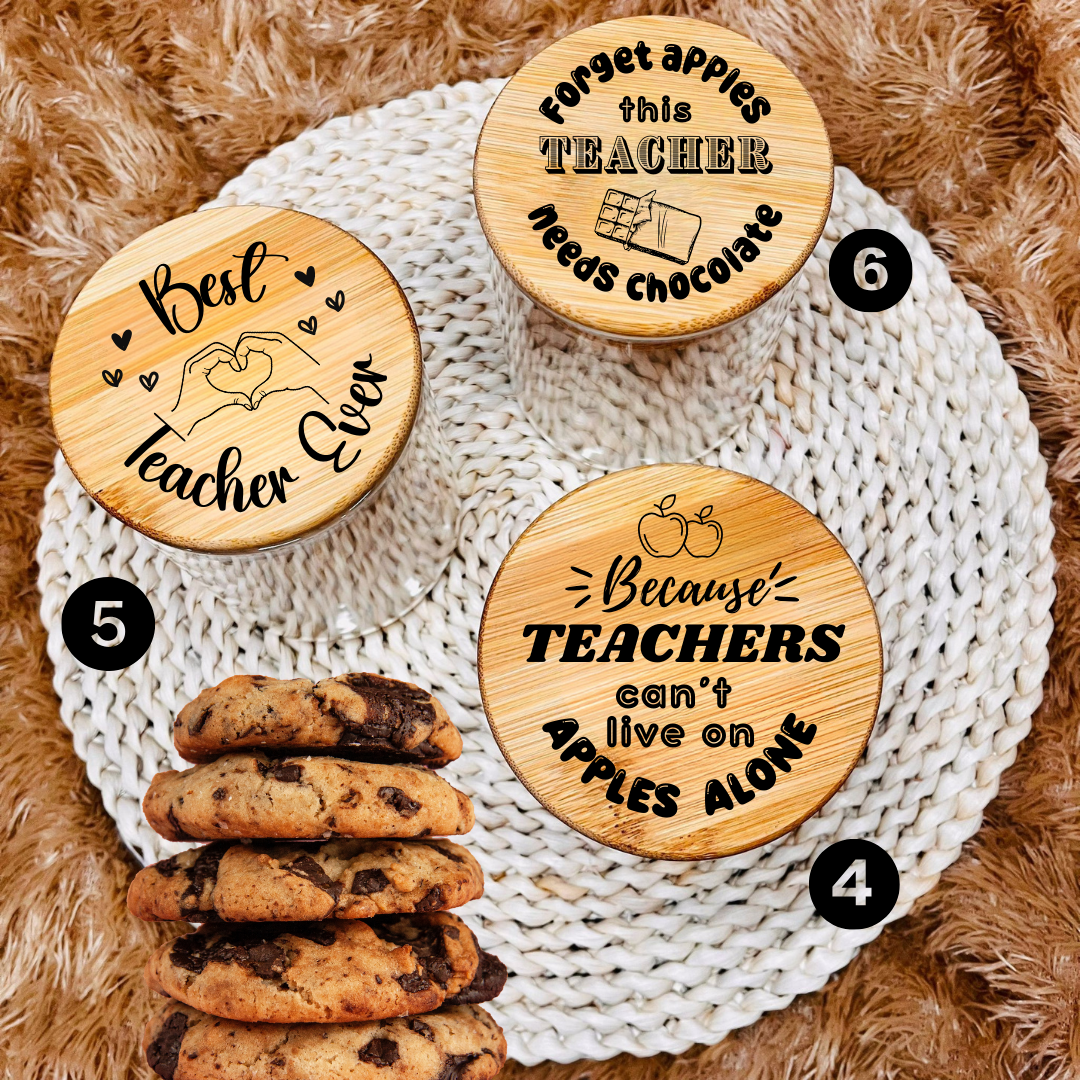 Personalized Teacher Appreciation Gifts, Teacher Treat Jar Gift, Christmas Gifts for Teachers