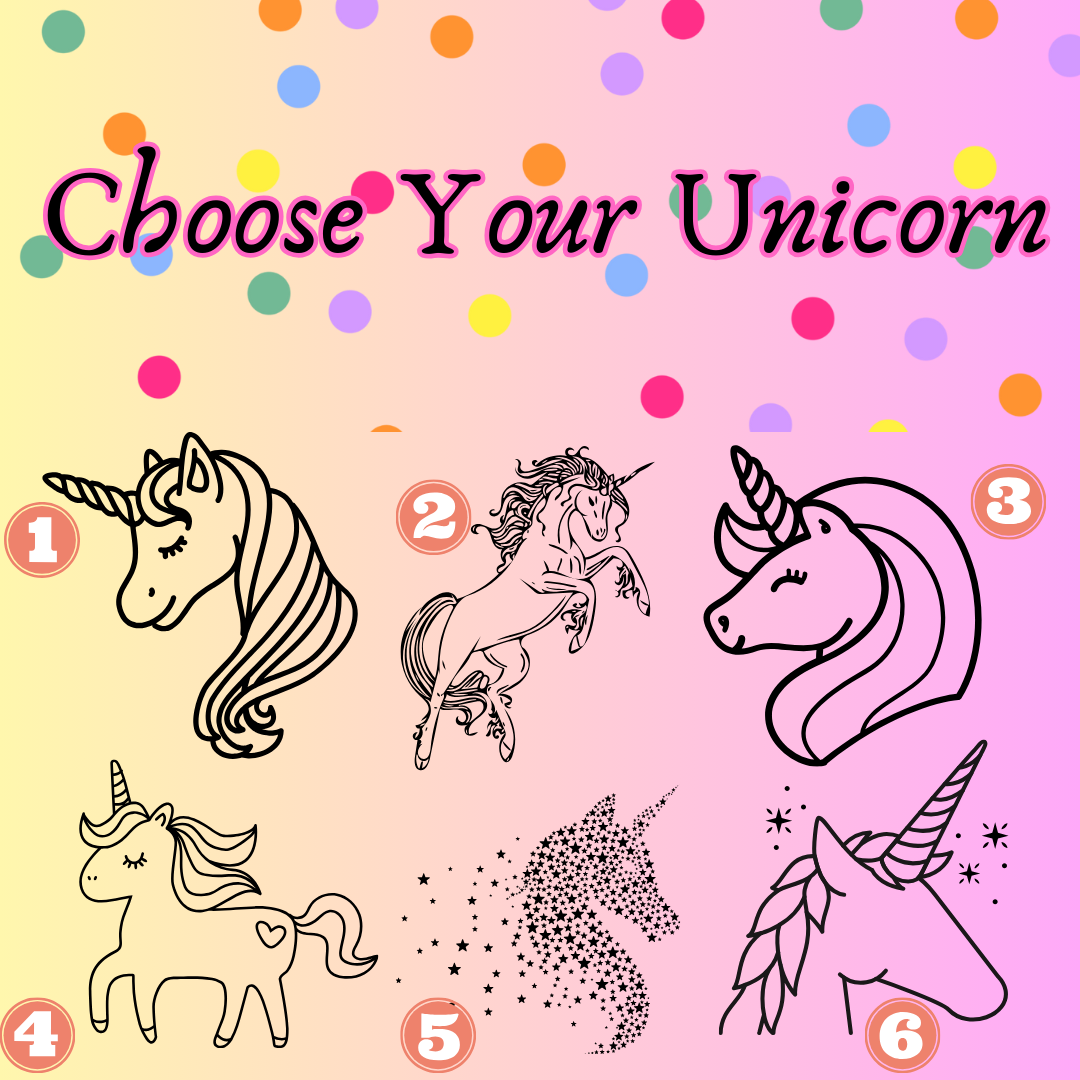 Personalized Unicorn Wooden Hair Brush