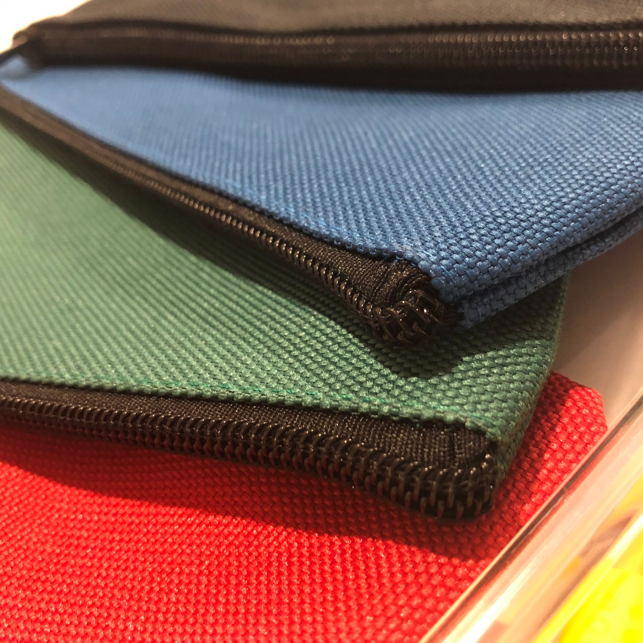 Custom Kids Pencil Case, Pencil Pouch, Custom Canvas Pouch Bag, Color Pencils Case, Black Blue Green Red School Pencil Case