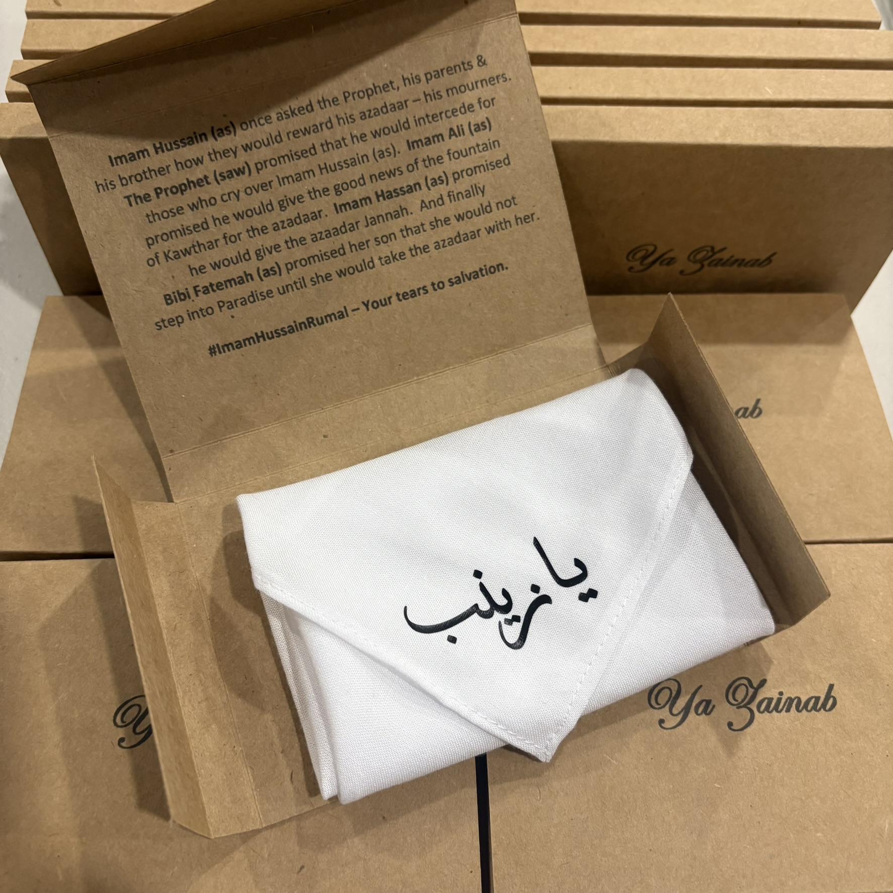 Ya Zainab Rumal Handkerchief, Ahlulbayt, Tragedy of Karbala, Arbaeen, Muharram, Majalis, Majlis