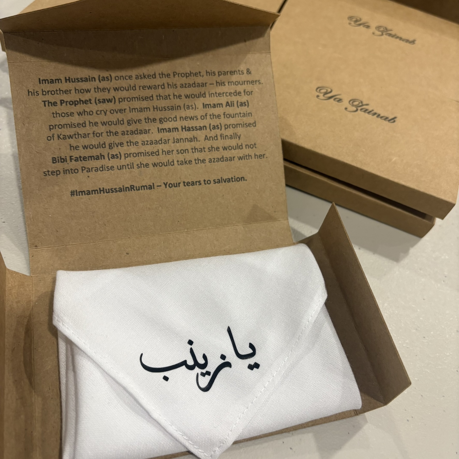 Ya Zainab Rumal Handkerchief, Ahlulbayt, Tragedy of Karbala, Arbaeen, Muharram, Majalis, Majlis