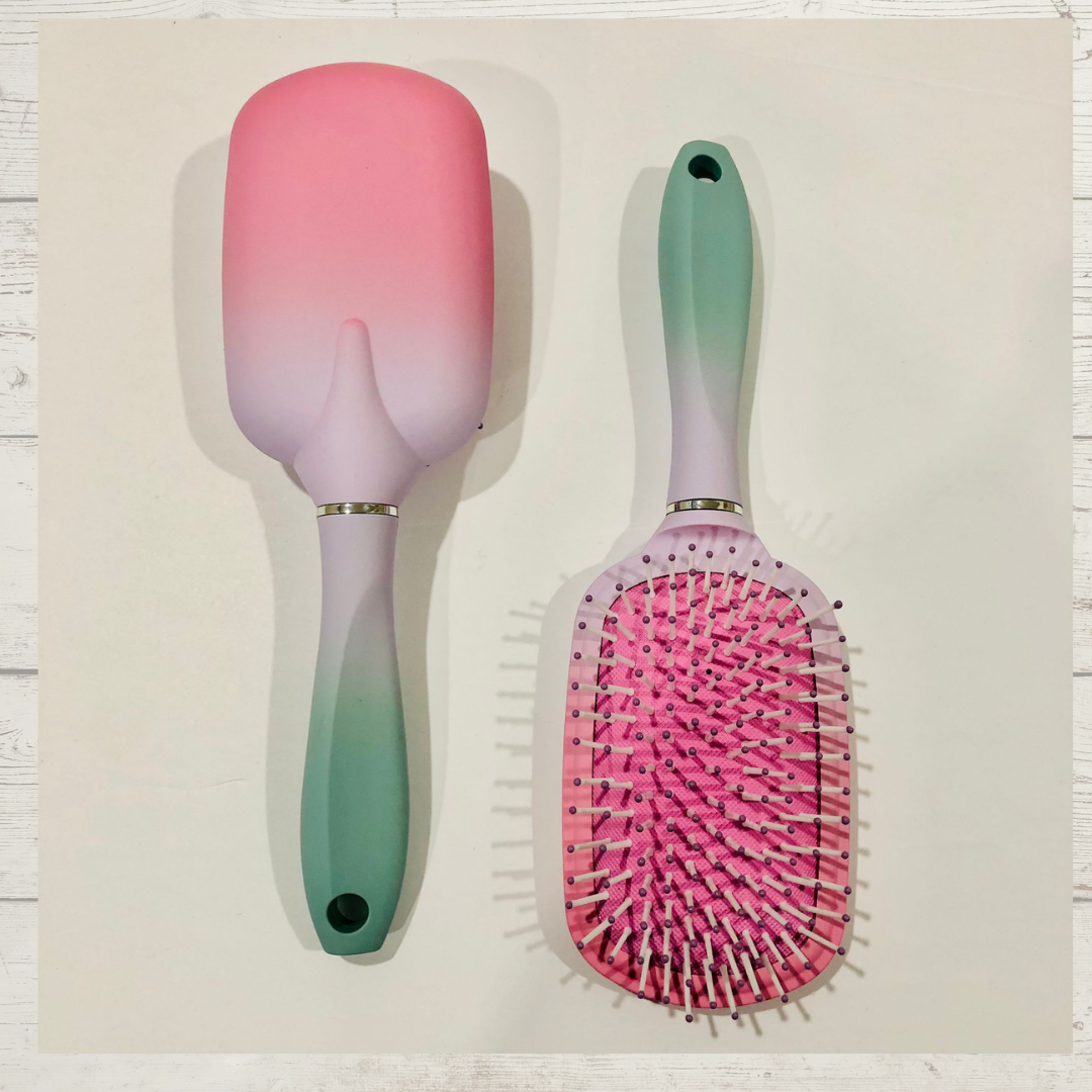 Personalized Pink Hair Brush