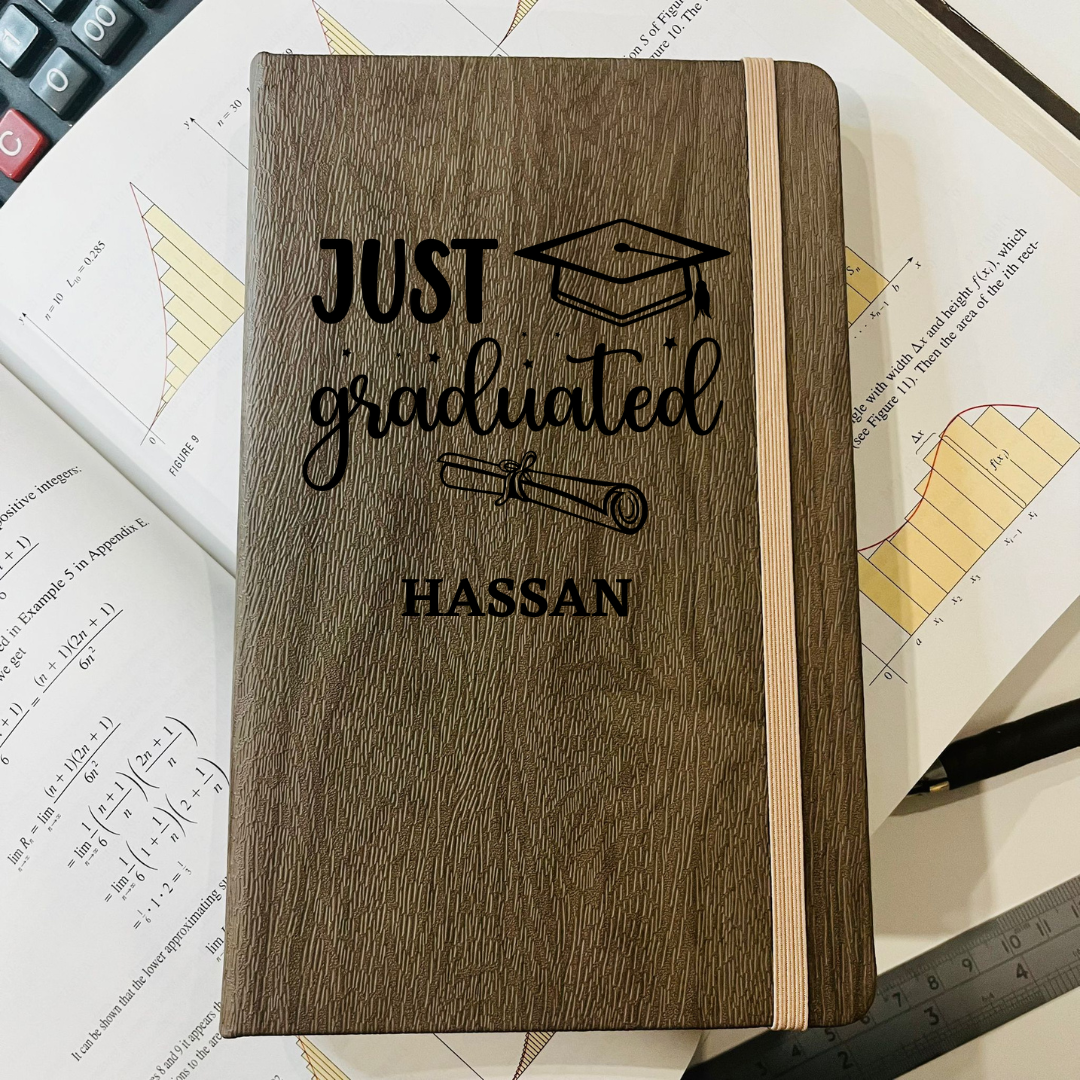 Personalized Graduation Journal Gift, Custom Name Engraving, Unique Gift