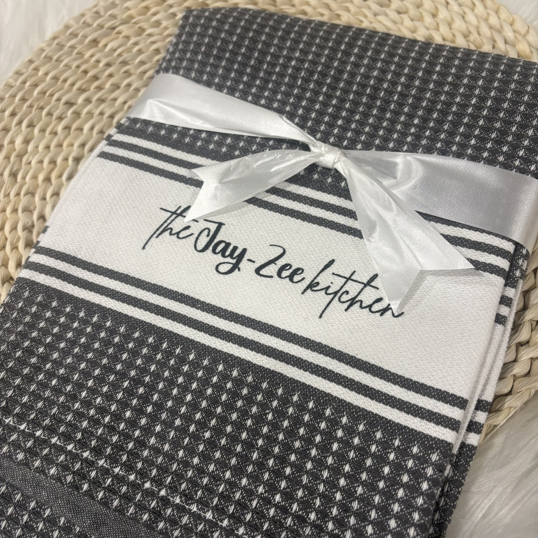 Custom Name Kitchen Towel, Unique Kitchen Decor Housewarming Gift, Chef Gift