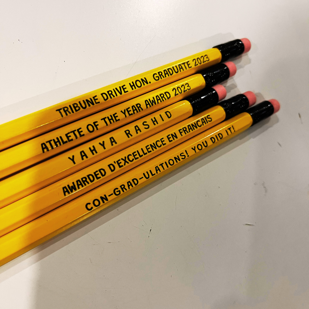 Custom Engraved Assorted Pencils