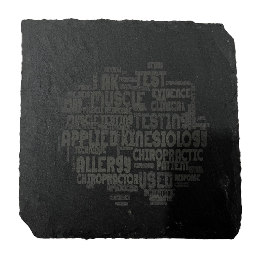 Engraved Rock Slate Coasters for that Kinesiology Friend