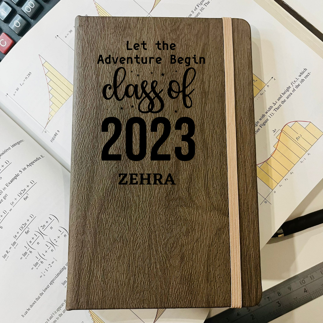 Personalized Graduation Journal Gift, Custom Name Engraving, Unique Gift