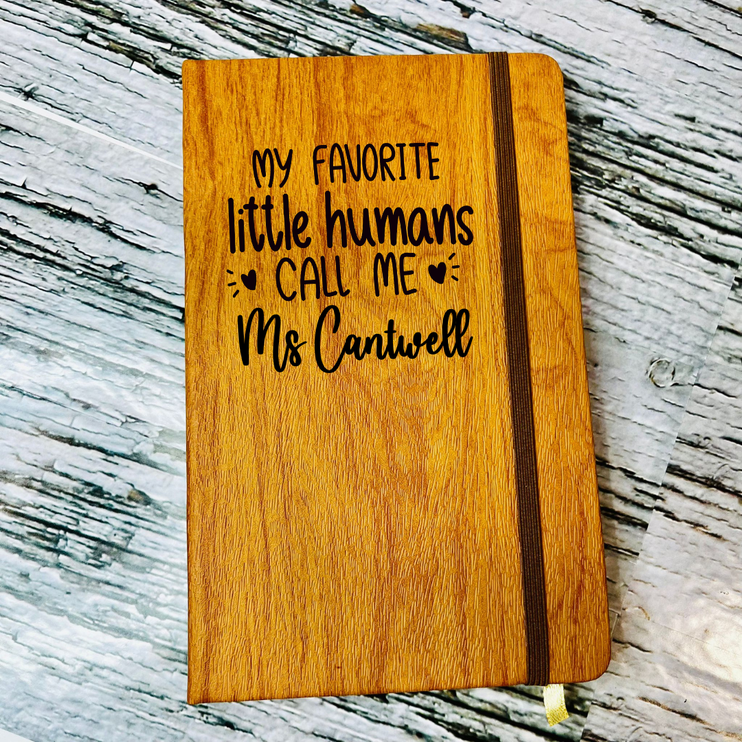Personalized Elementary Teacher Book Gift -  My Favourite Little Humans Call me
