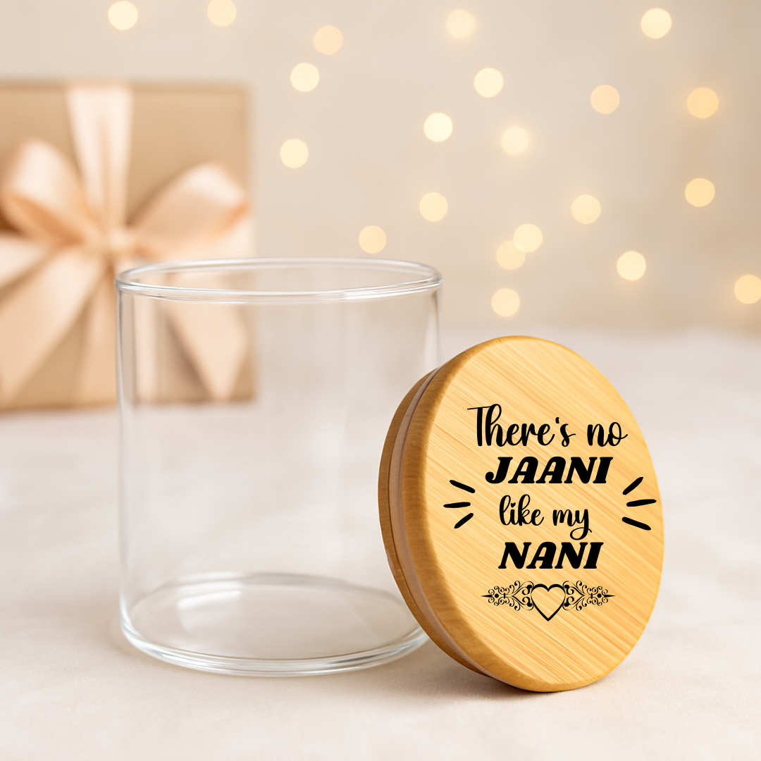 Adorable Custom Jar Gift, Eid Gift for Mom Grandma, Birthday Gift for Loved Ones, There's no Jaani than my