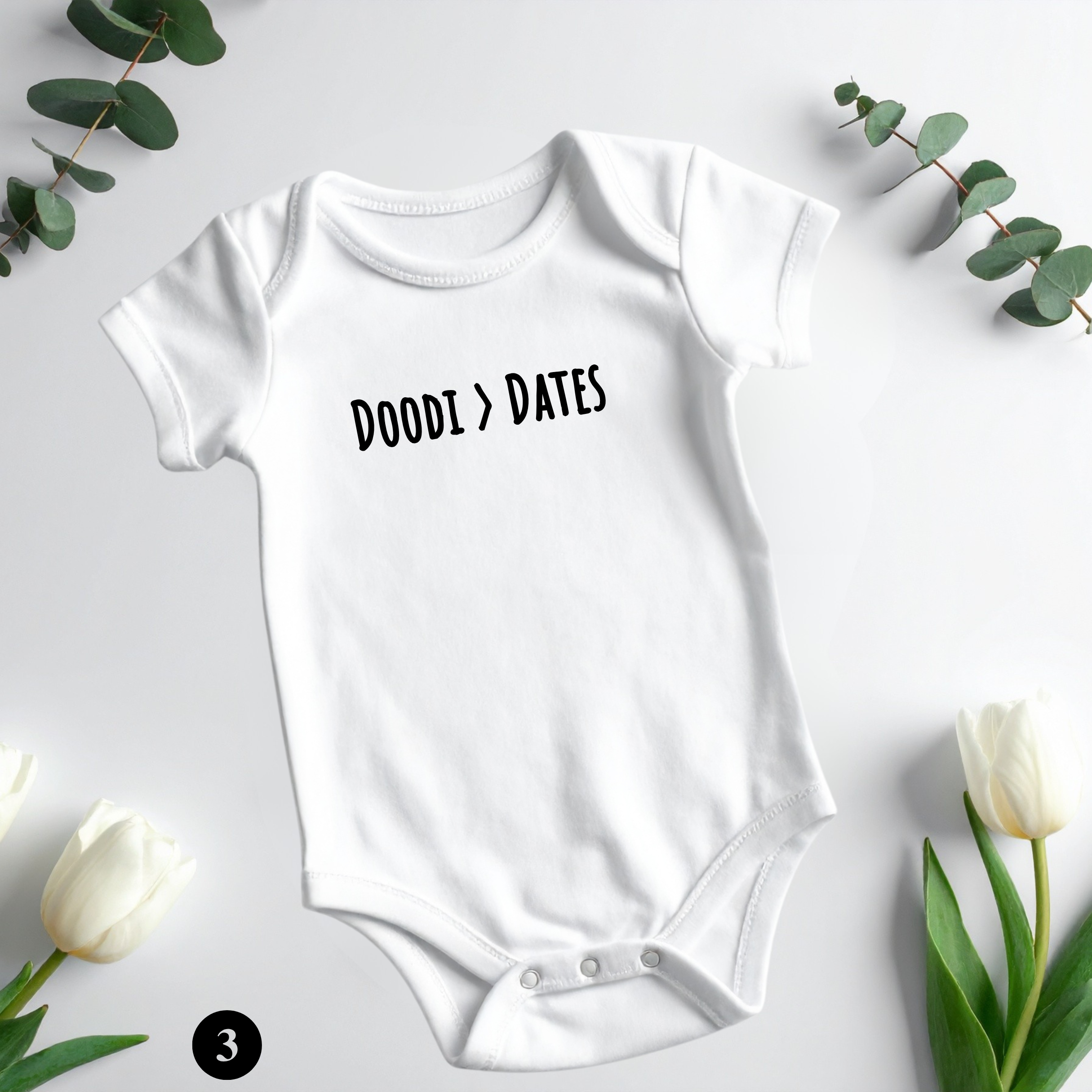 Funny Ramadan Baby Onesie – “Iftar? I Prefer Doodi” | Muslim Baby Bodysuit | Cute Islamic Baby Outfit