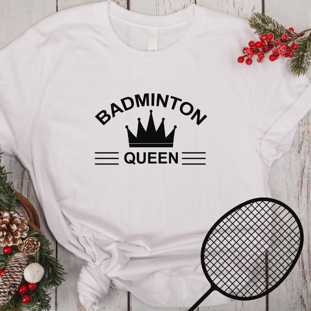 Stylish Badminton Queen T-shirt for Badminton Players