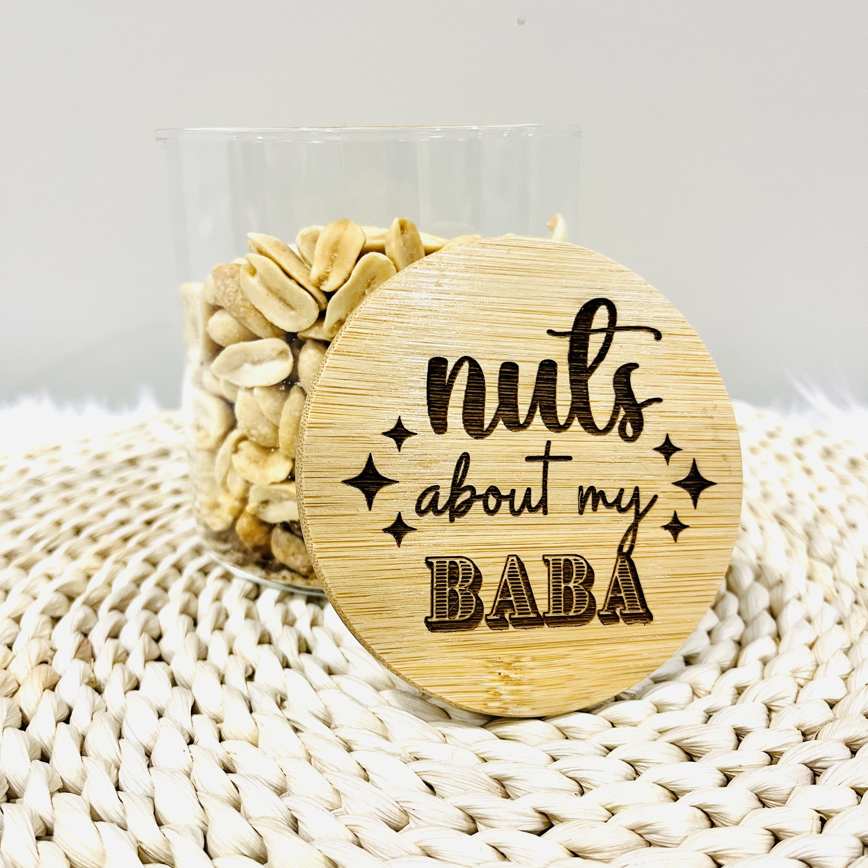 Nuts about my Dad Jar Gift for Him, Fathers Day Gift, Dad's Birthday Gift