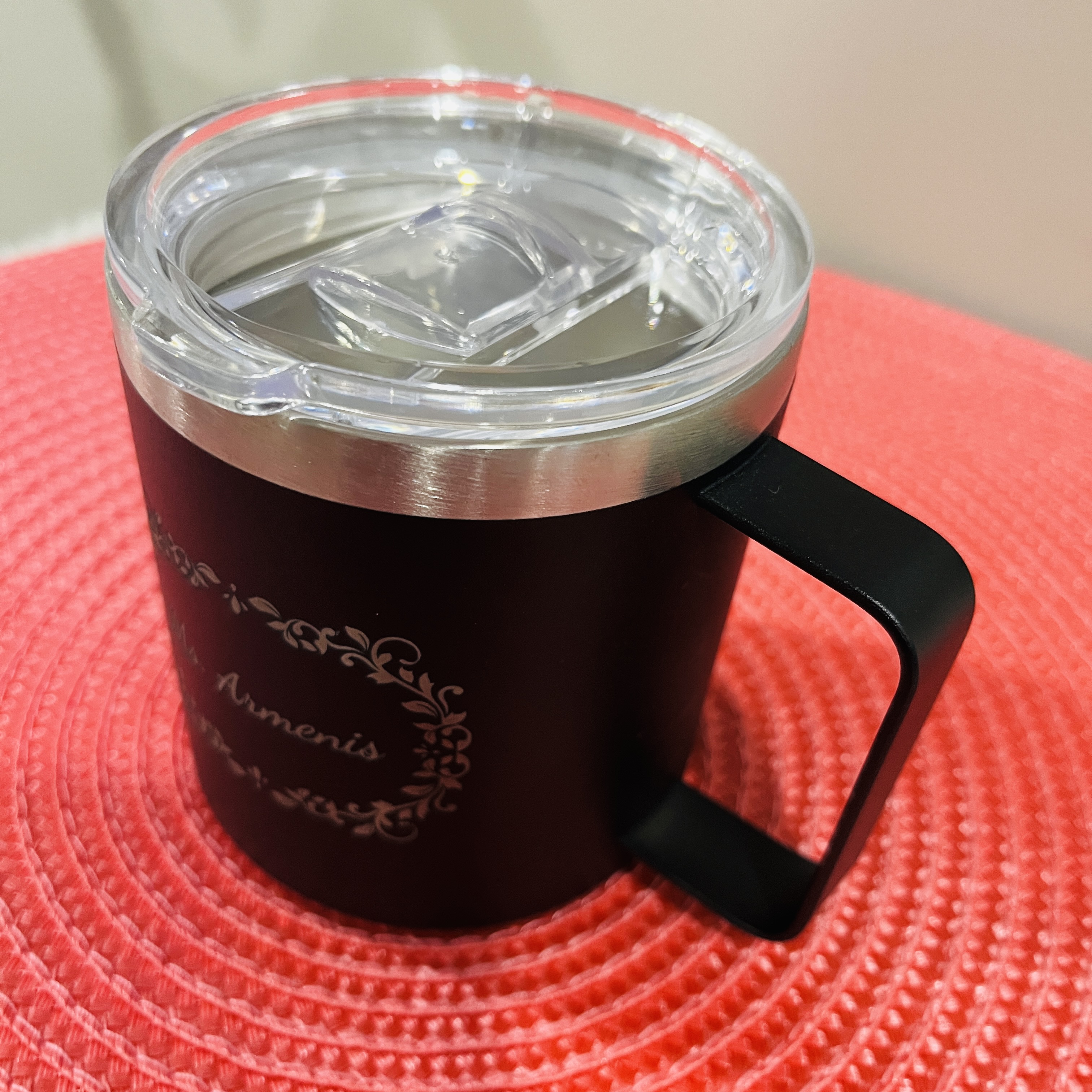 Custom Engraved Tumbler with Teacher Name