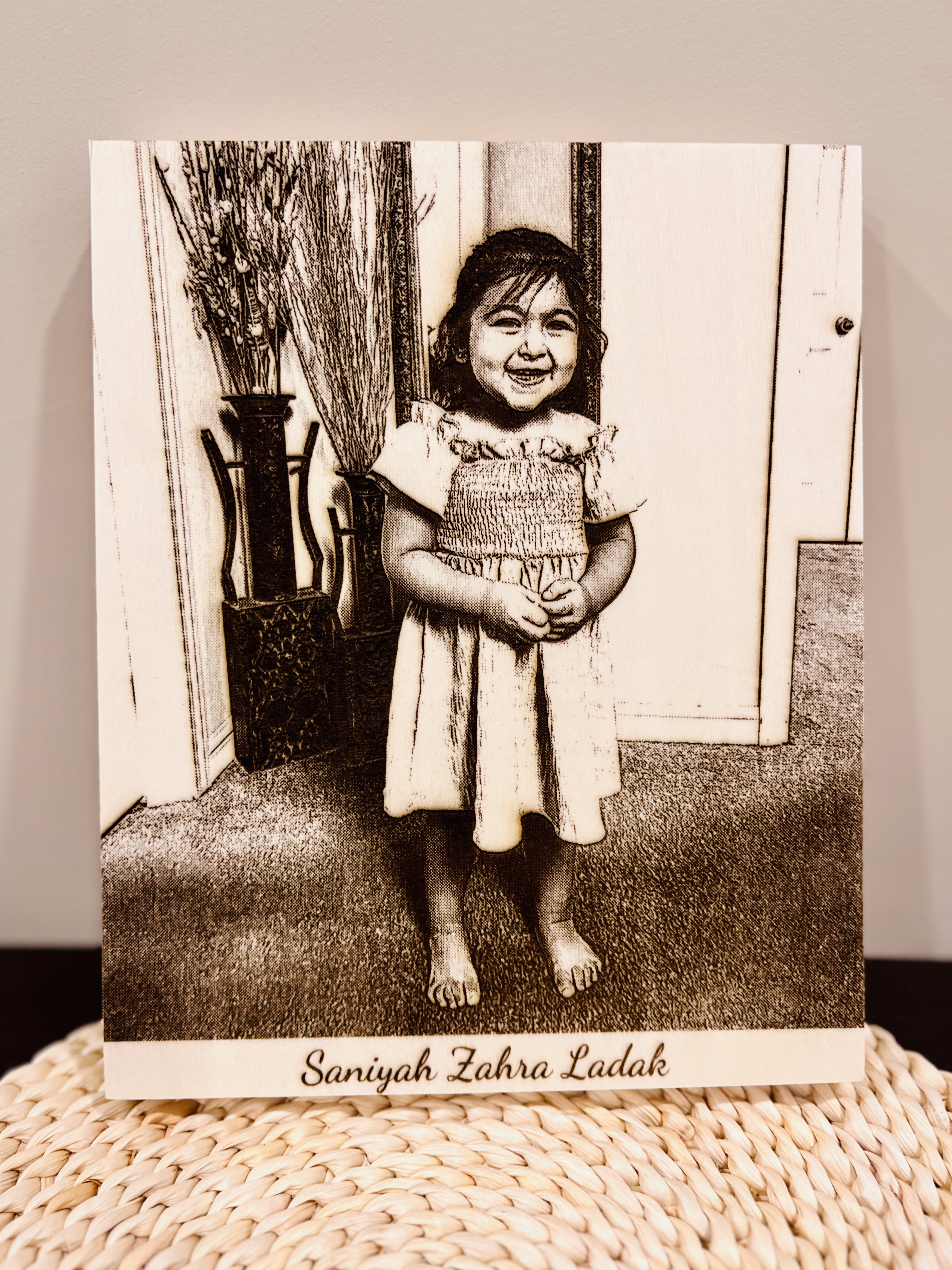 Engraved Photo - Milestone Keepsake Gift