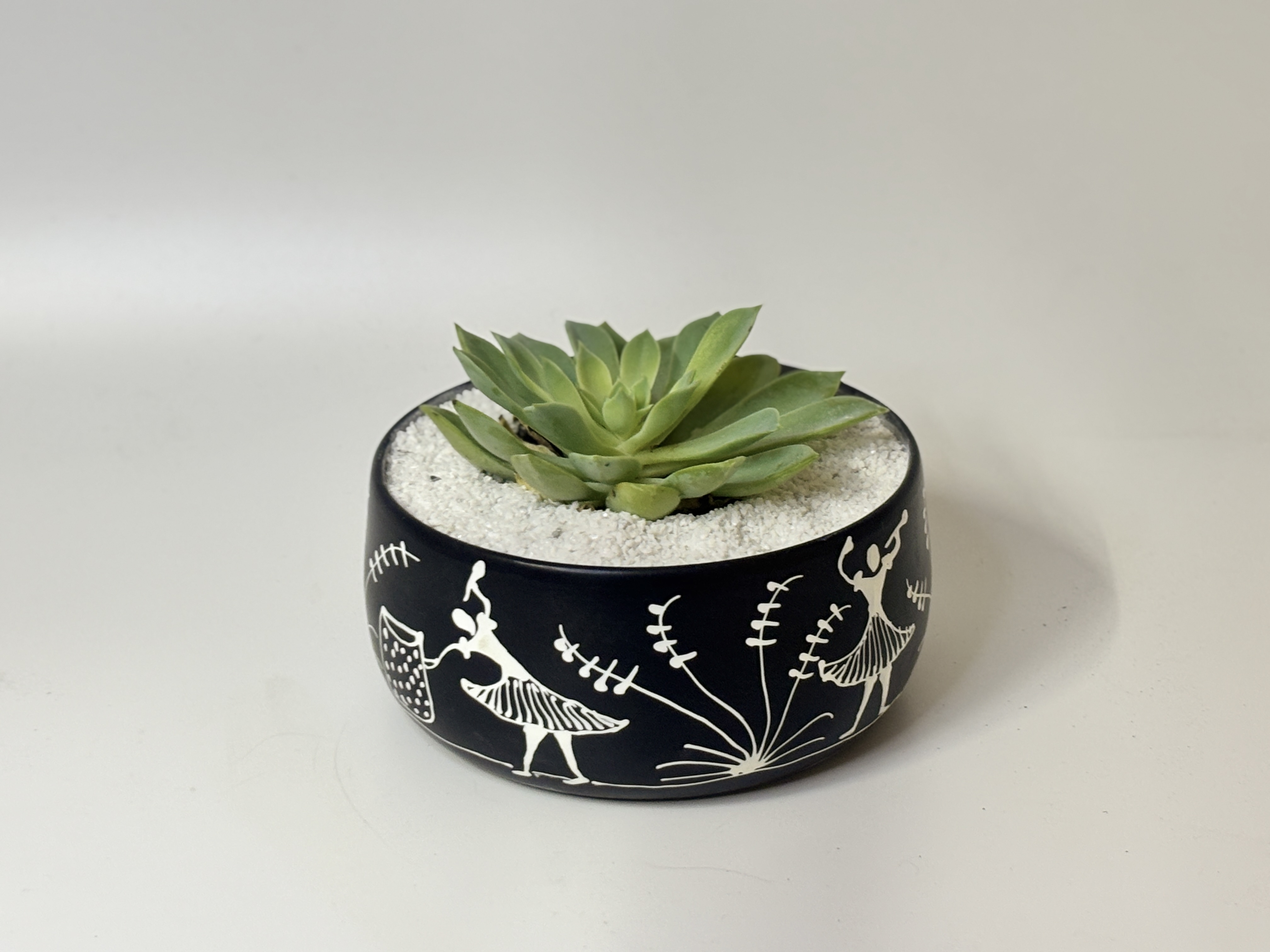 Handcrafted Succulent Planter with Stand