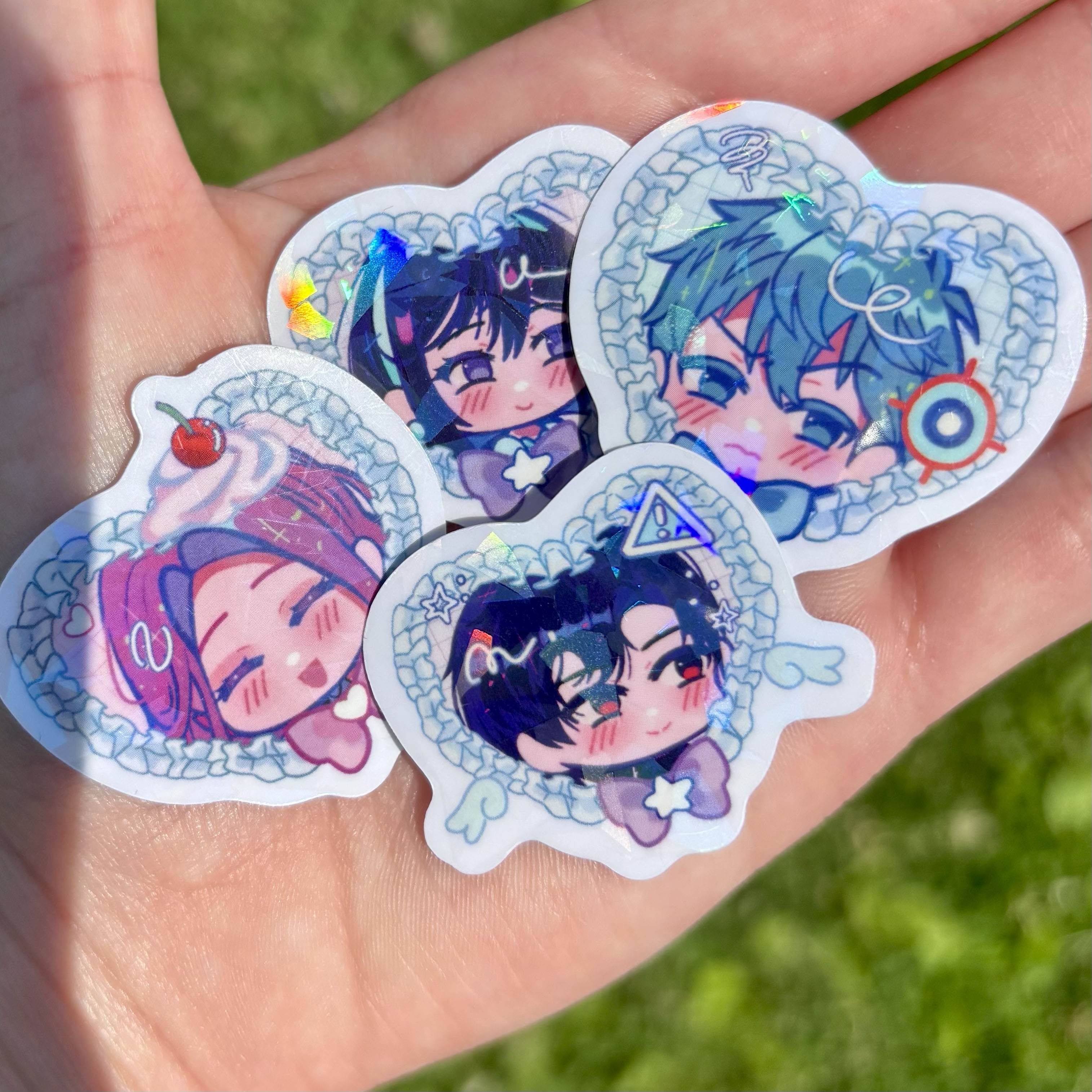 Alnst Chibi Headshot Sticker Collection