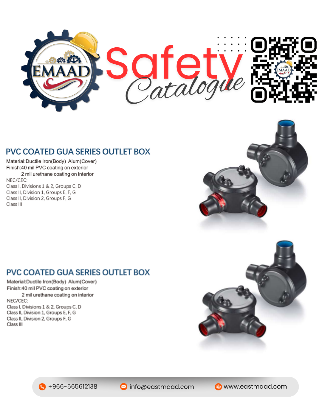 PVC Coated GUA Series Outlet Box