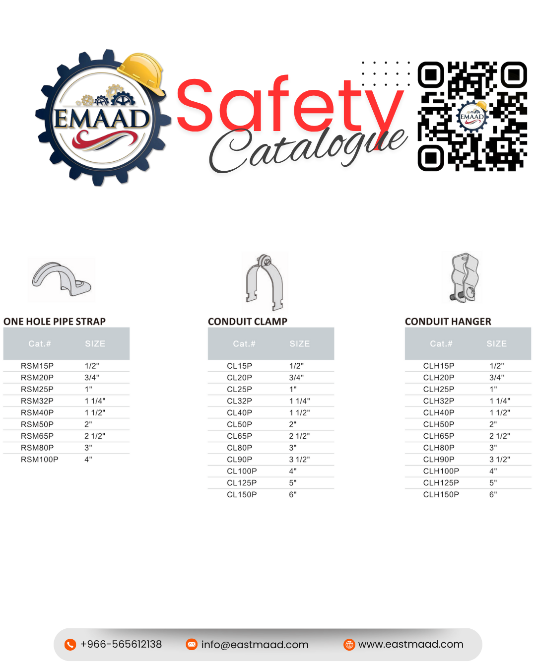 One Hole Pipe Strap, Conduit Clamp, and Conduit Hanger