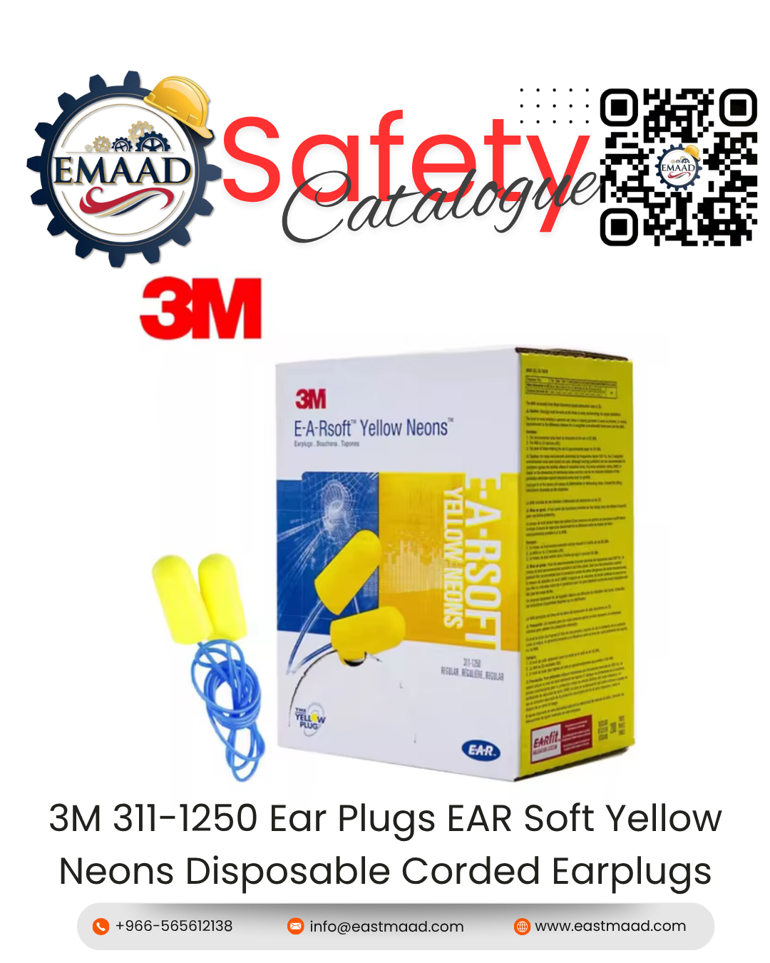 3M 311-1250 Ear Plugs