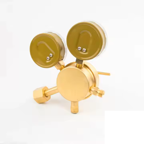 Heavy Duty Single Stage With 2 Gauges Oxygen Gas Regulator