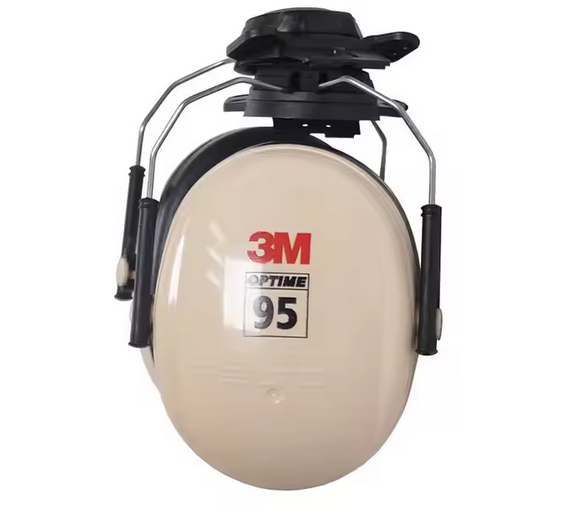 3M Peltor Optime 98 H9P3E Cap-Mount Earmuffs