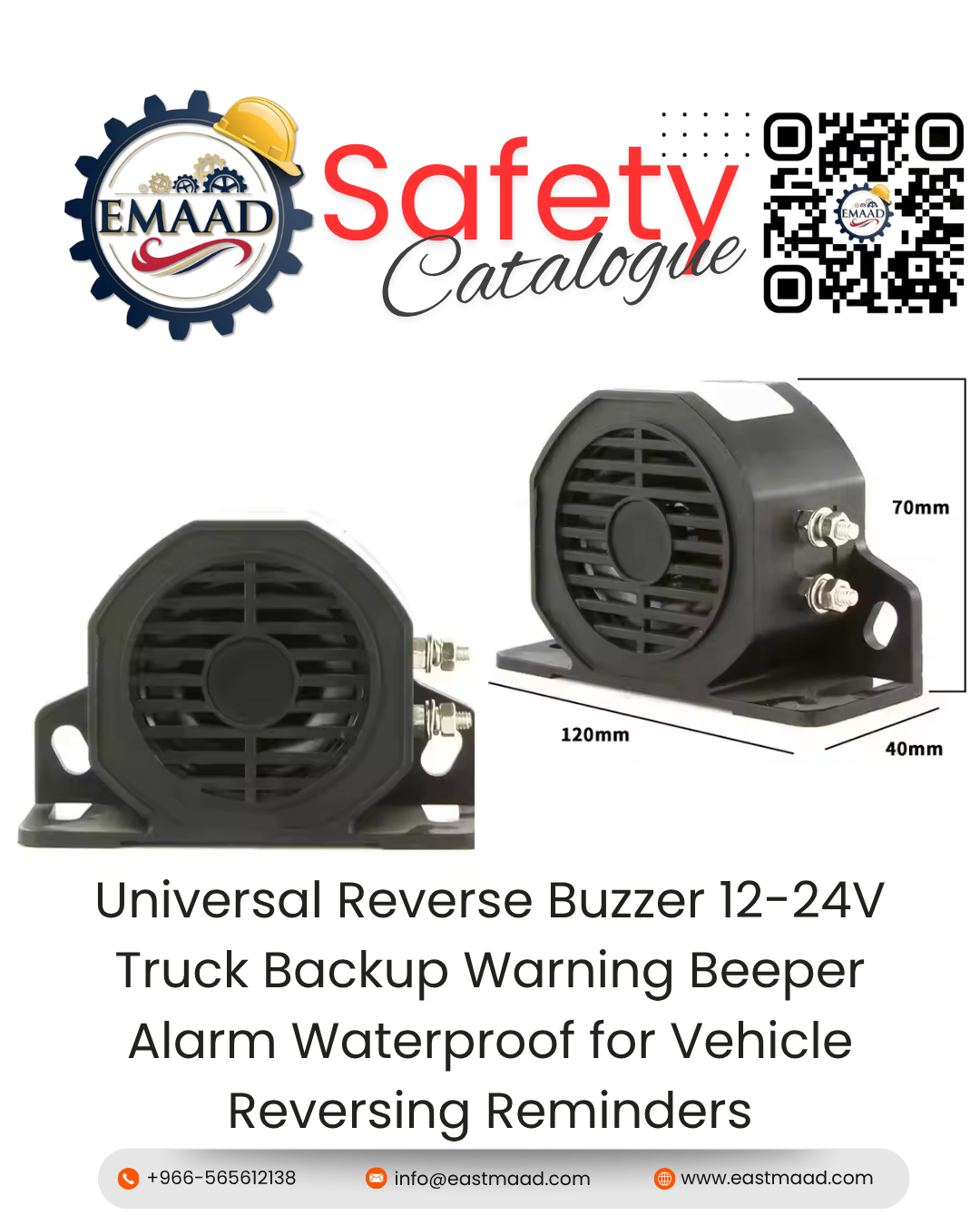 Reverse Buzzer 12-24V
