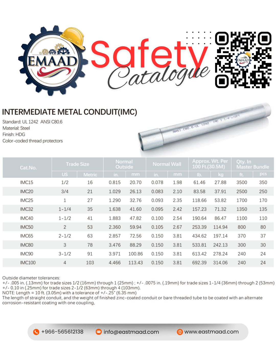 Intermediate Metal Conduit (IMC)