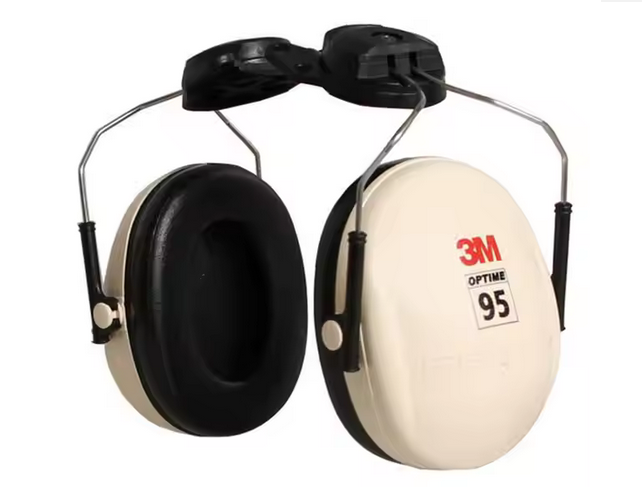 3M Peltor Optime 98 H9P3E Cap-Mount Earmuffs