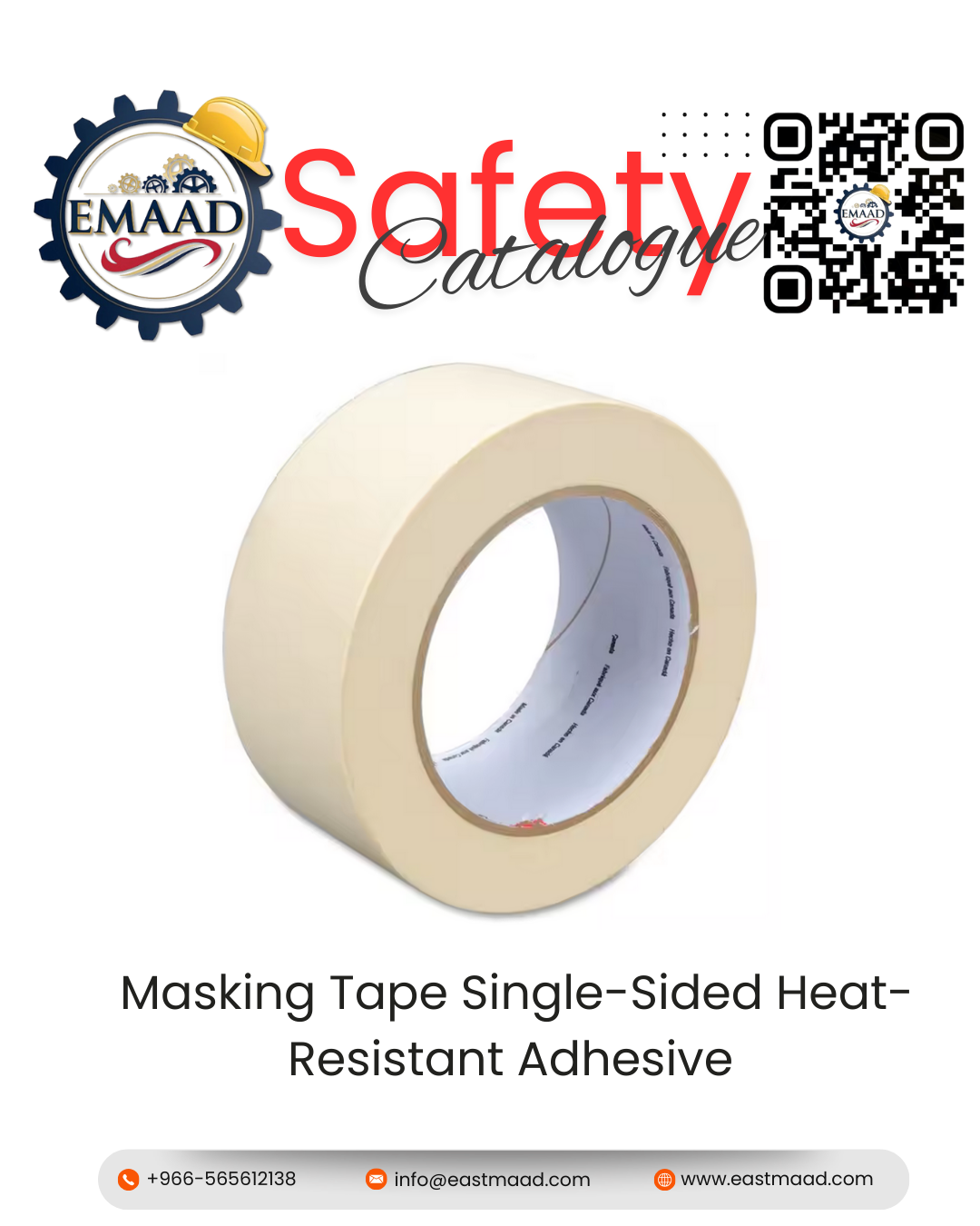 Masking Tape Single-Sided Heat-Resistant Adhesive