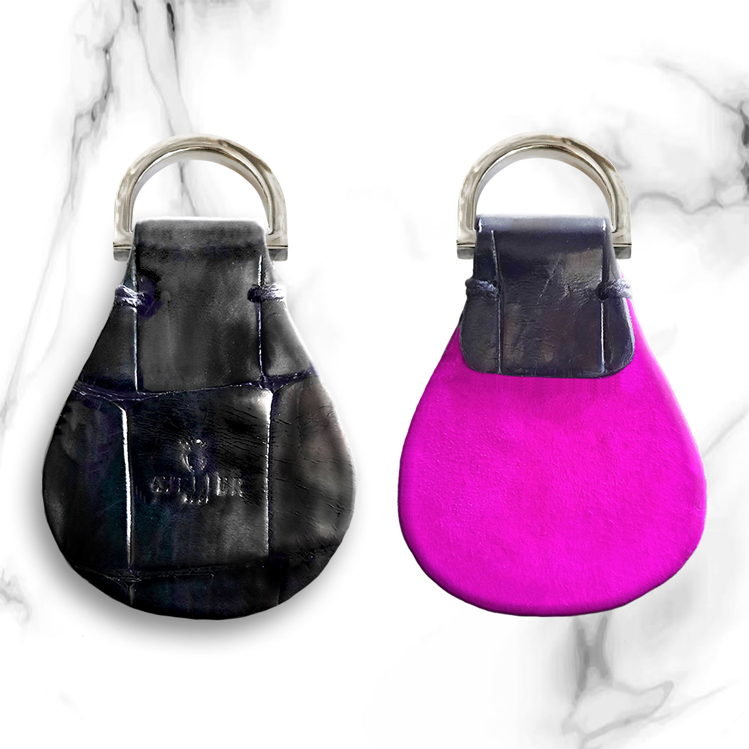 Alligator Leather Key Ring (072c)