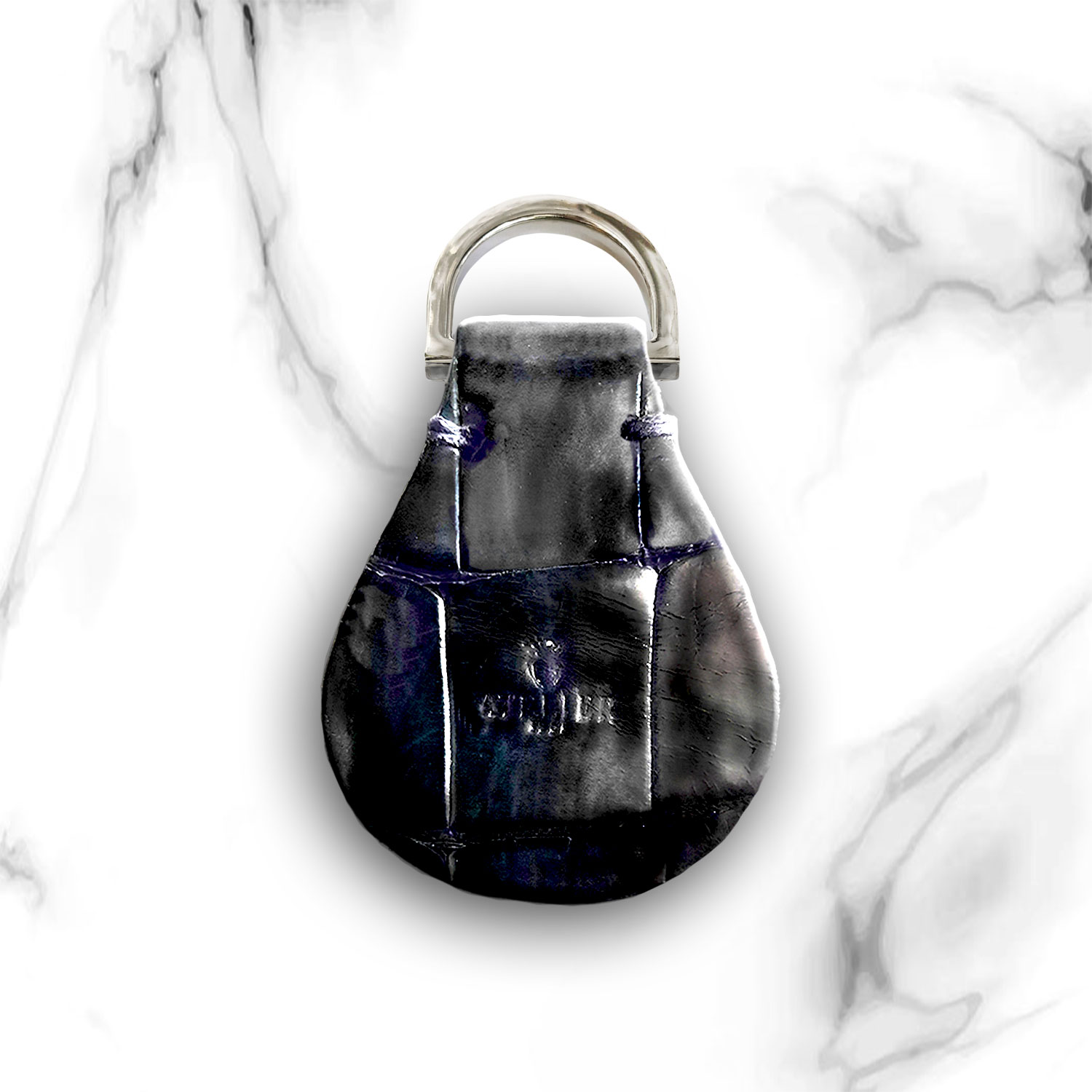 Alligator Leather Key Ring (072c)