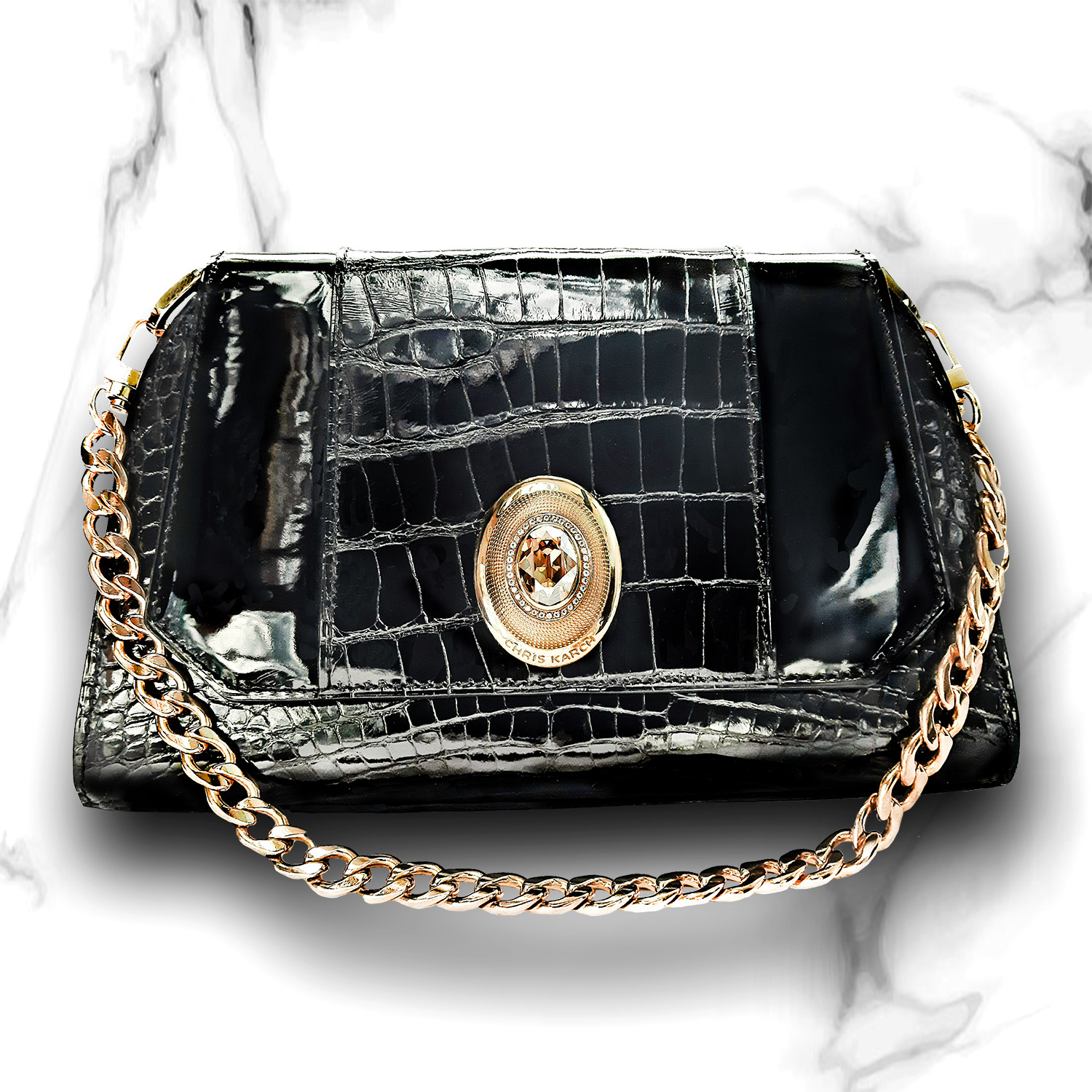 Alligator Leather Shoulder Bag ELOISE (888)