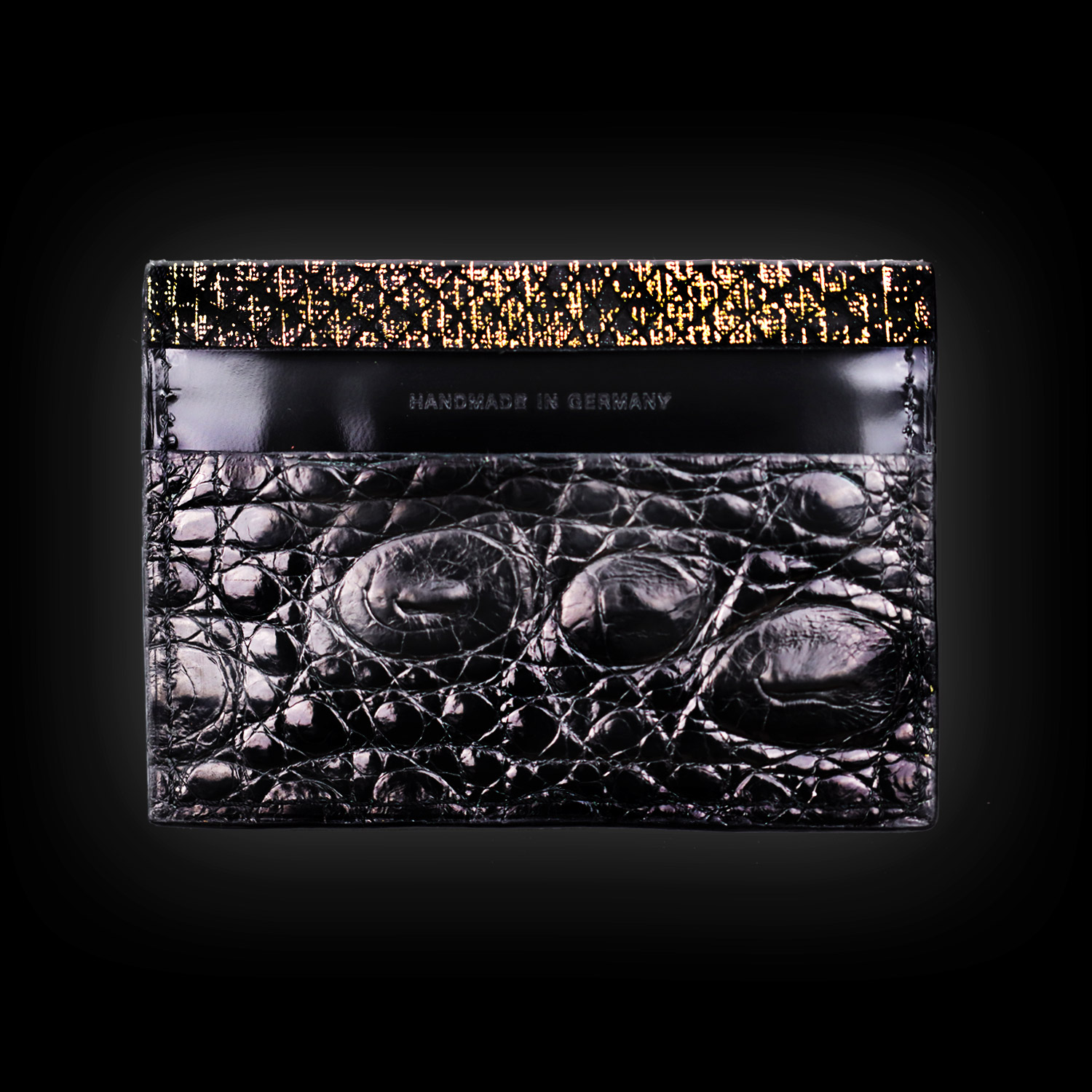 Croco Leather Cardholder (14c)