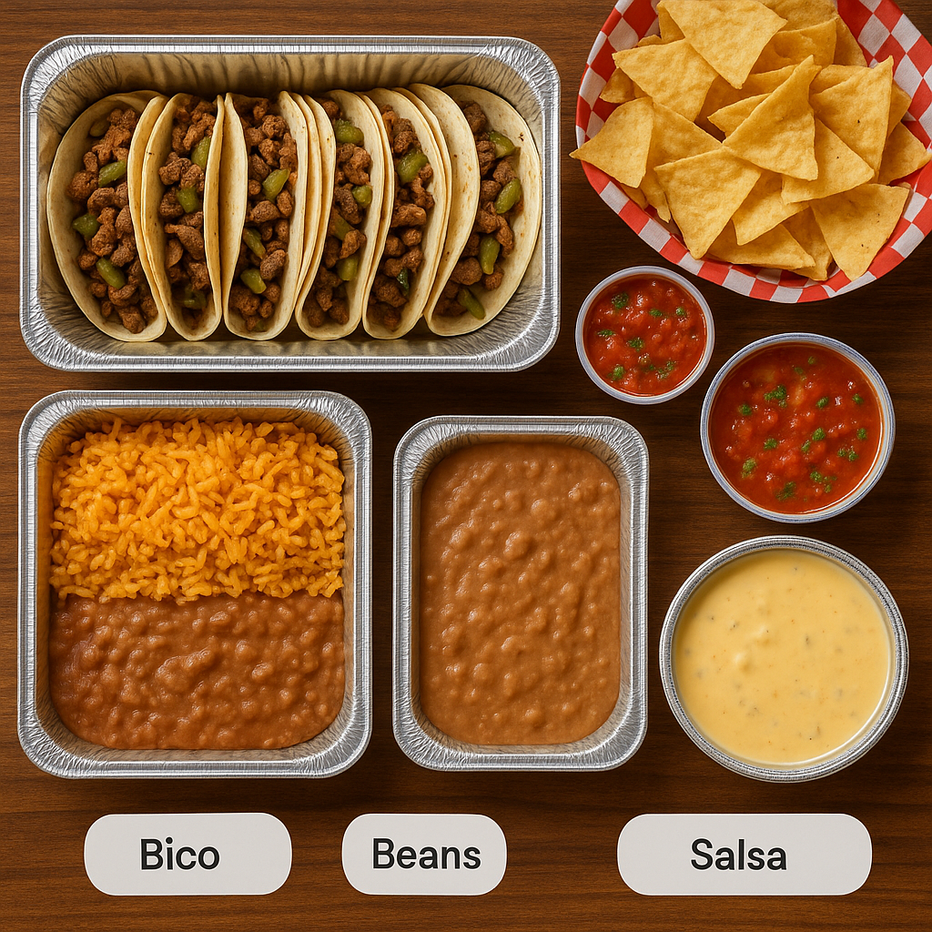 Family Packs-Fajita Tacos (Feeds 5) - $80